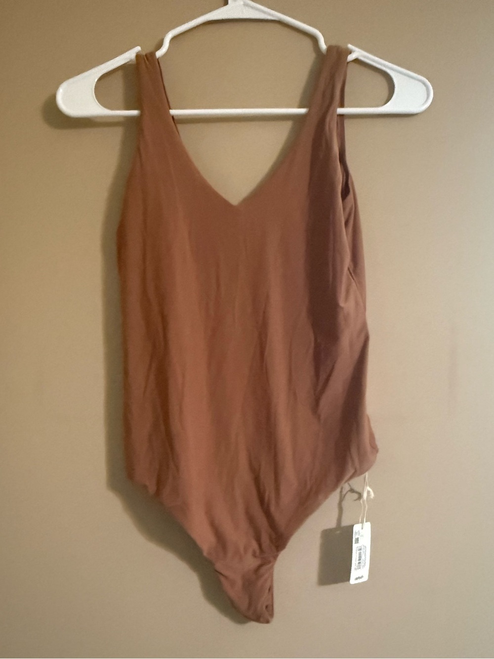 NWT Smoothez Aerie plunge neck horizon V-Neck Bodysuit medium New